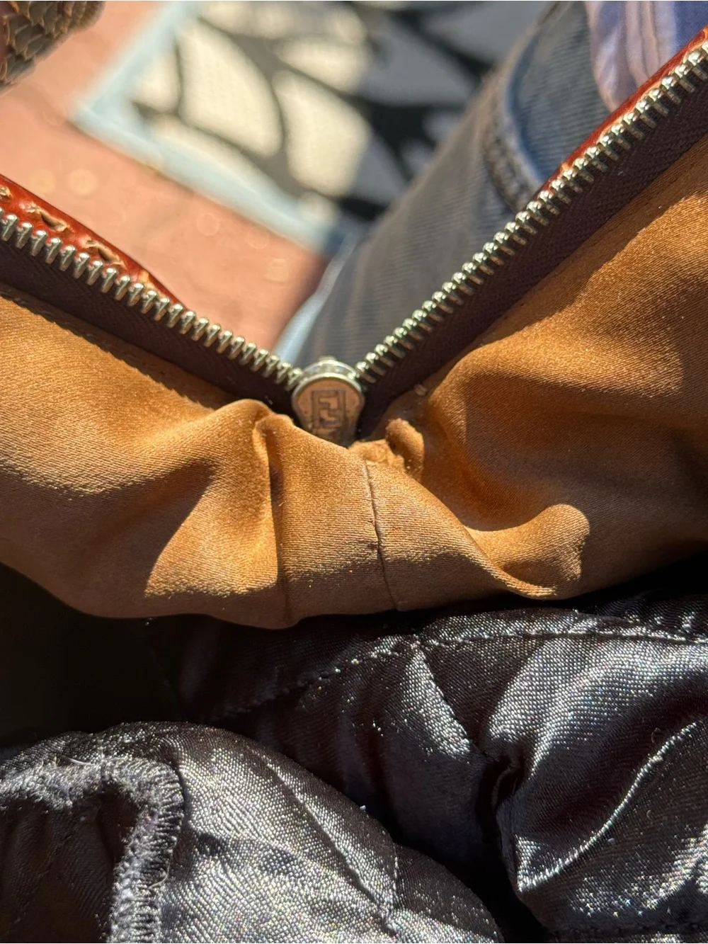 Vintage 1980s Fendi ‘Adele 1327’ Brown Alligator Doctor Style Hand Bag